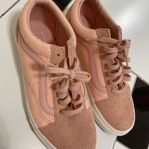 Pink Velvet Vans